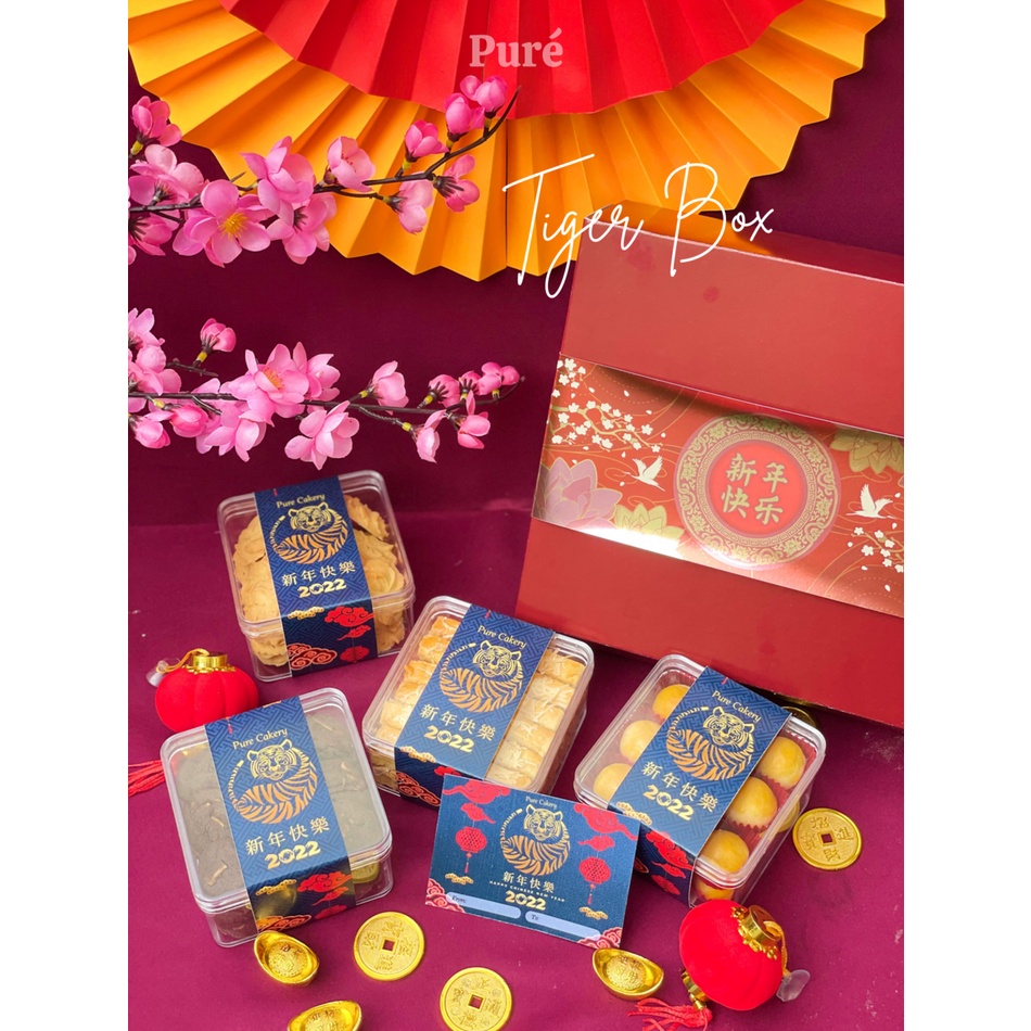 

Hampers Imlek CNY 2022 Tiger Box / Hampers Imlek / Kue Kering Imlek / Parcel Imlek / Hamper Chinese New Year