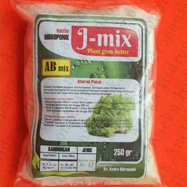 Nutrisi hidroponik AB mix