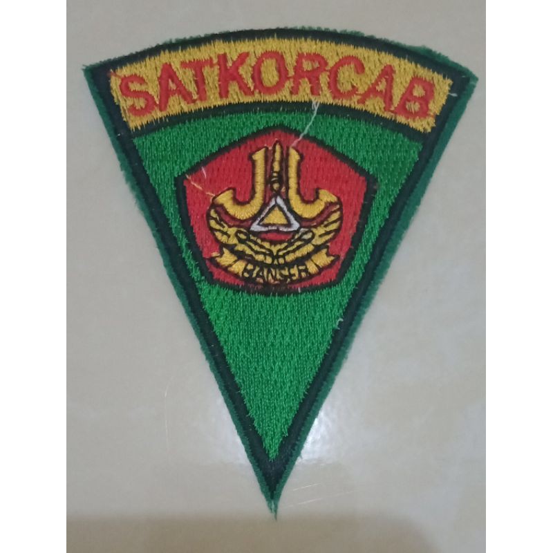 badge bordir provost banser,satkoryon ,satkorcab