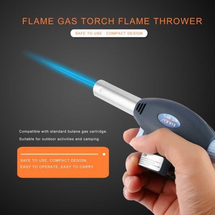 Kepala Gas Non Inverter Firetric Portable Torch Butane Flame Gun