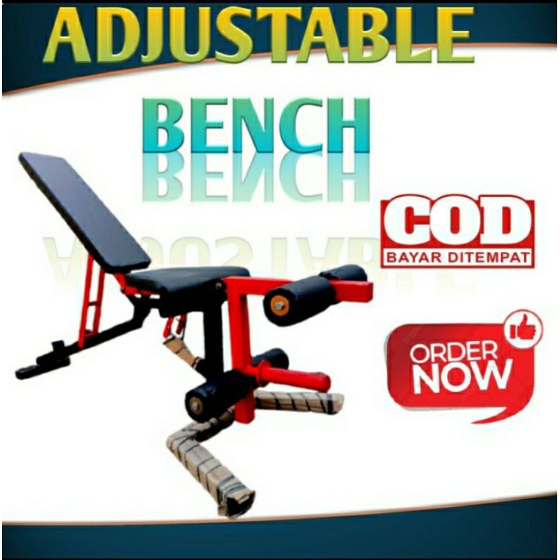 ADJUSTABLE BENCH/ KURSI ADJUSTABLE/ ALAT GYM