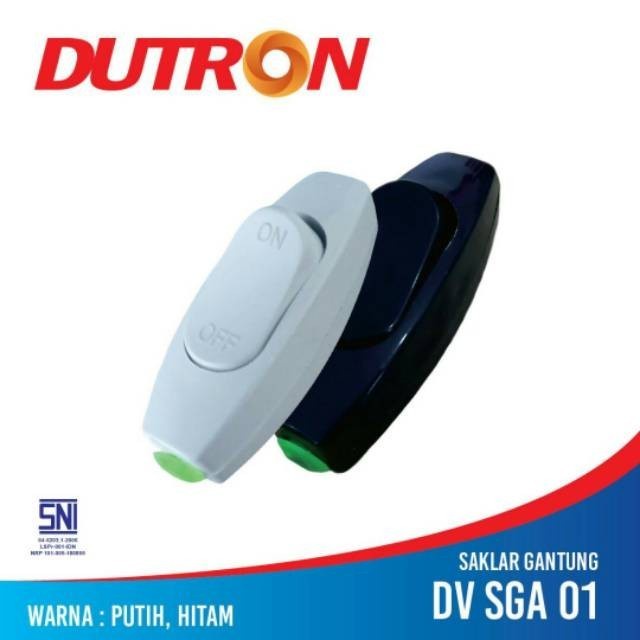 Saklar Lampu Gantung DUTRON / Switch Lampu On Off DUTRON / Saklar Gantung DUTRON - DV-SGA-01