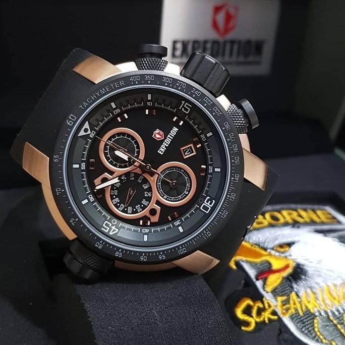 Jam Tangan Pria Expedition 6335 Airborne Air Borne Original Termurah - Emas