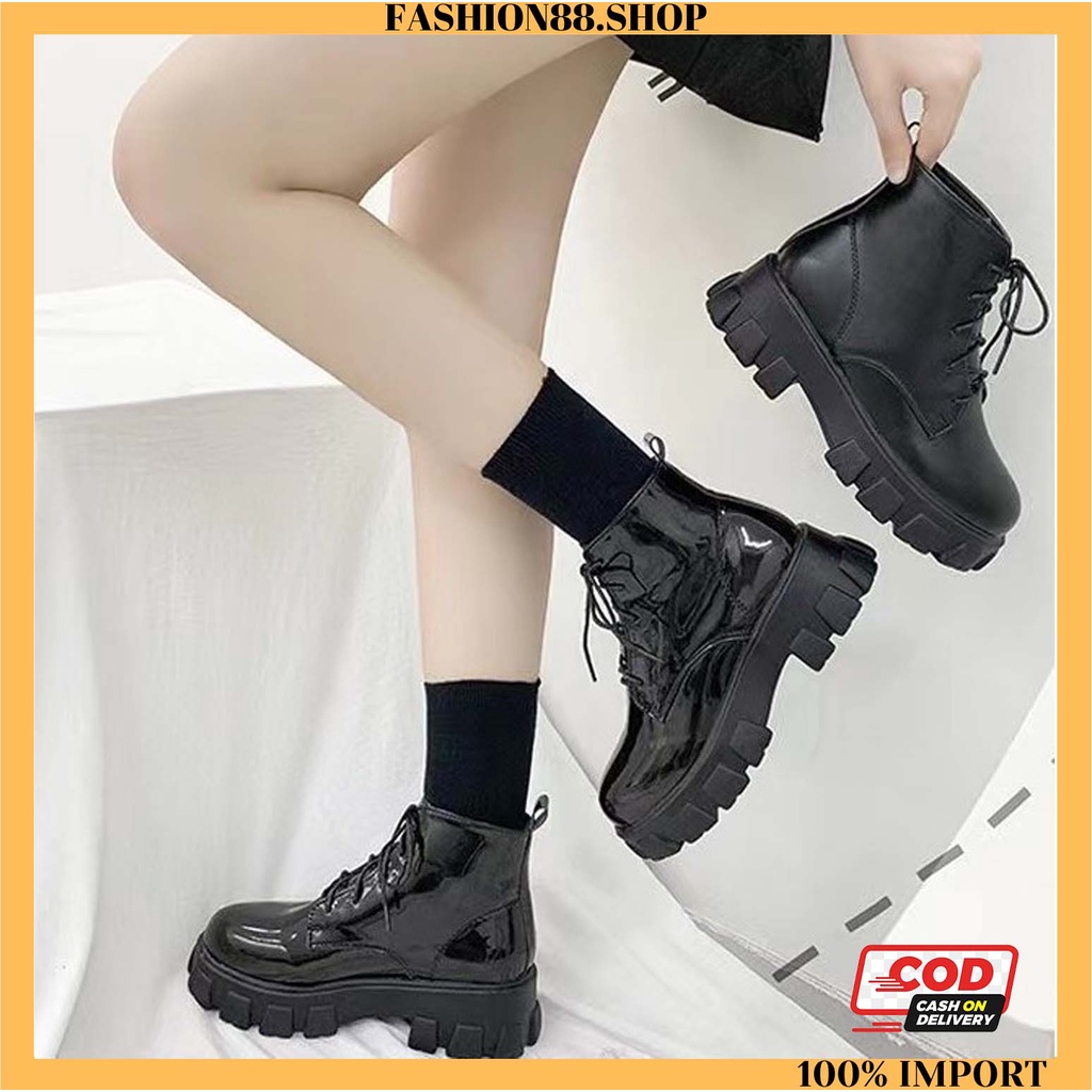 Sepatu Wanita Sepatu Boots Import Premium