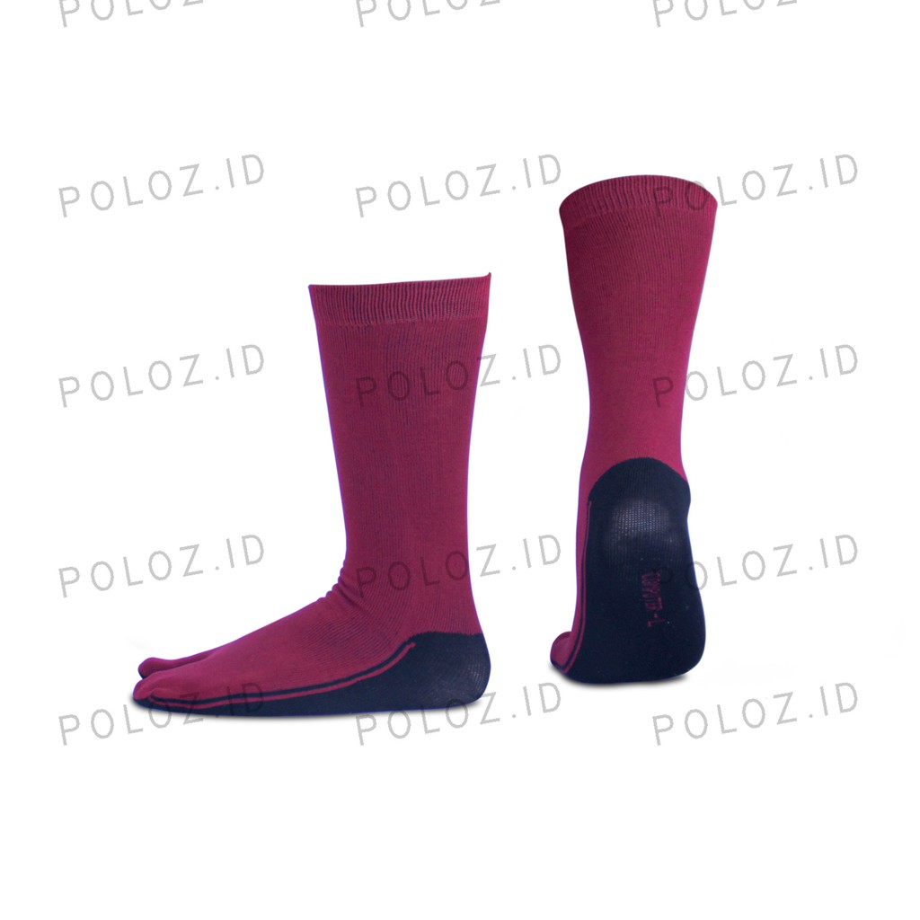 KAOS KAKI JEMPOL MUSLIMAH TELAPAK HITAM KAOS KAKI JEMPOL PANJANG KAOS KAKI PANJANG CEWE-MAROON