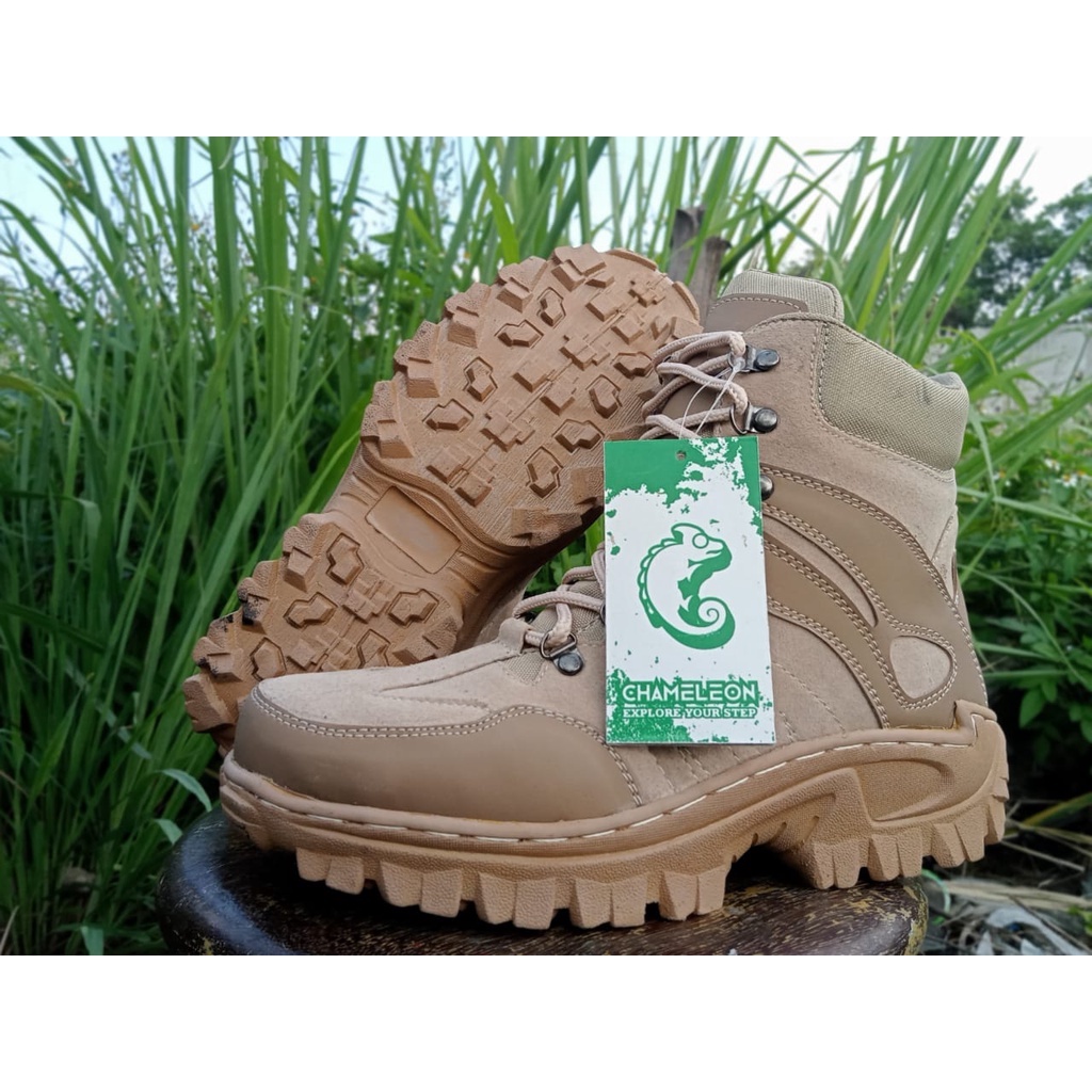 sepatu safety bots pria/wanita outdor indor gunung haiking adventure 7 inci