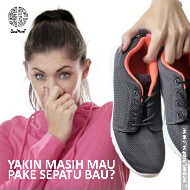 Semprotan bau sepatu penghilang bau sepatu, parfum sepatu, penghilang bau kaki shoe deodorizer dari SanGreat