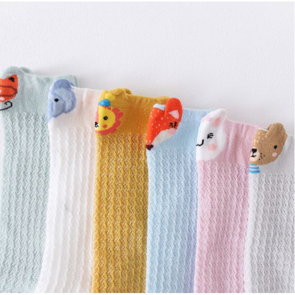 Kaos Kaki Jaring Panjang Karakter Lucu Hewan / Kaos Kaki Korea / Kaos Kaki Import / Baby Socks Kids