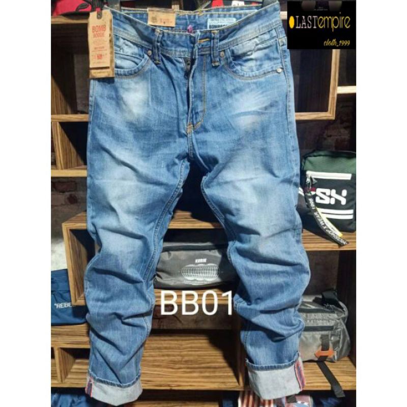 celana jeans Bombogie pria/celana jeans panjang bombogie cod
