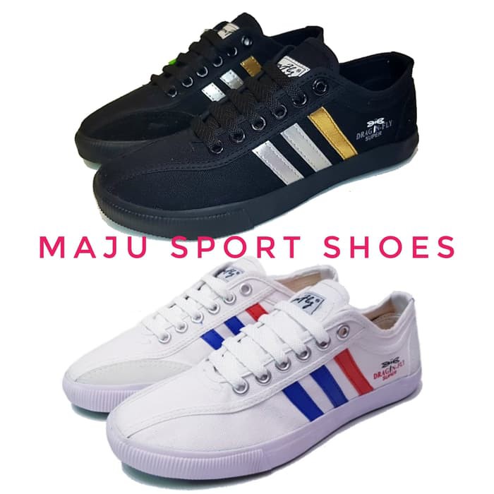 Jual SEPATU ORIGINAL DRAGON FLY AMAZON VOLLY BADMINTON KODACHI - Hitam, 37 Murah
