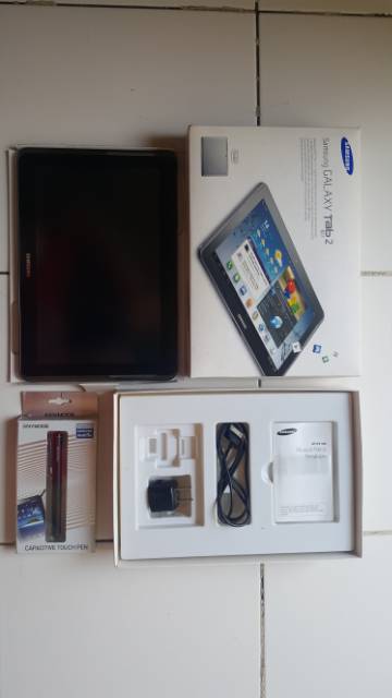 samsung galaxy tab 2 10 inch 10inch second bekas fullset