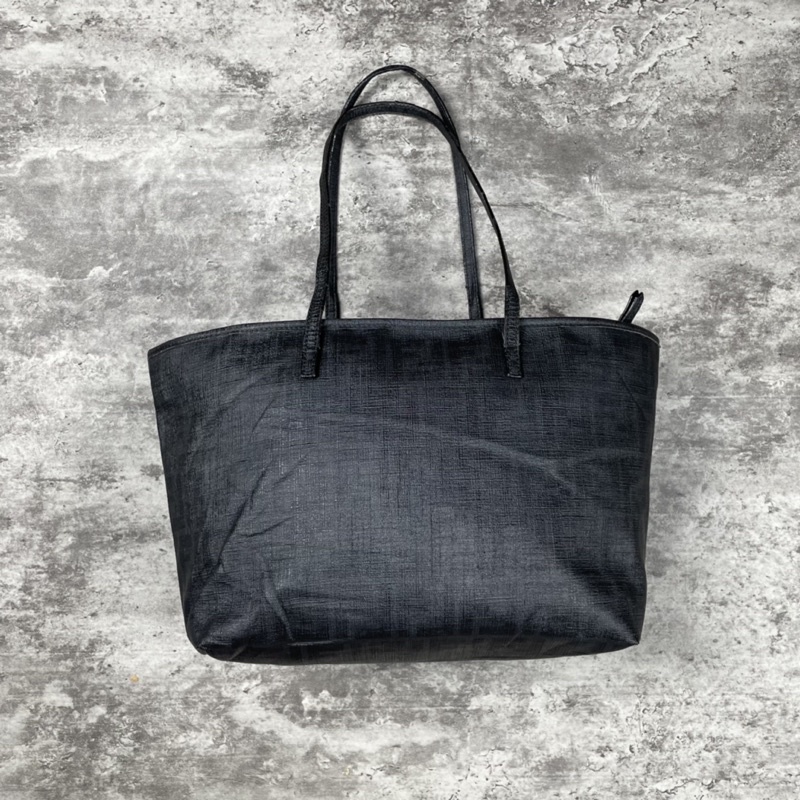 [PRELOVED] fendi zucca role coated canvas tote bag