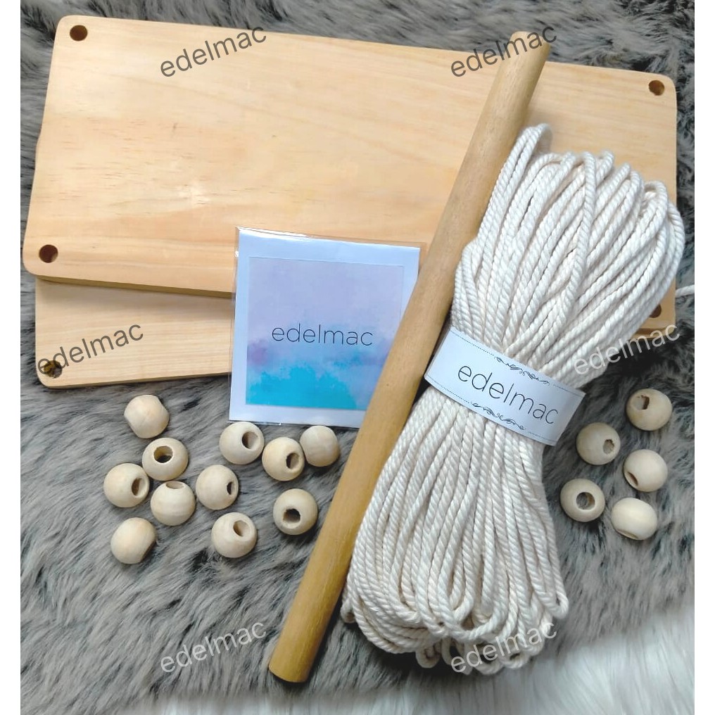 DIY Paket edelmac Macrame Shelf Wall Hanging Kit