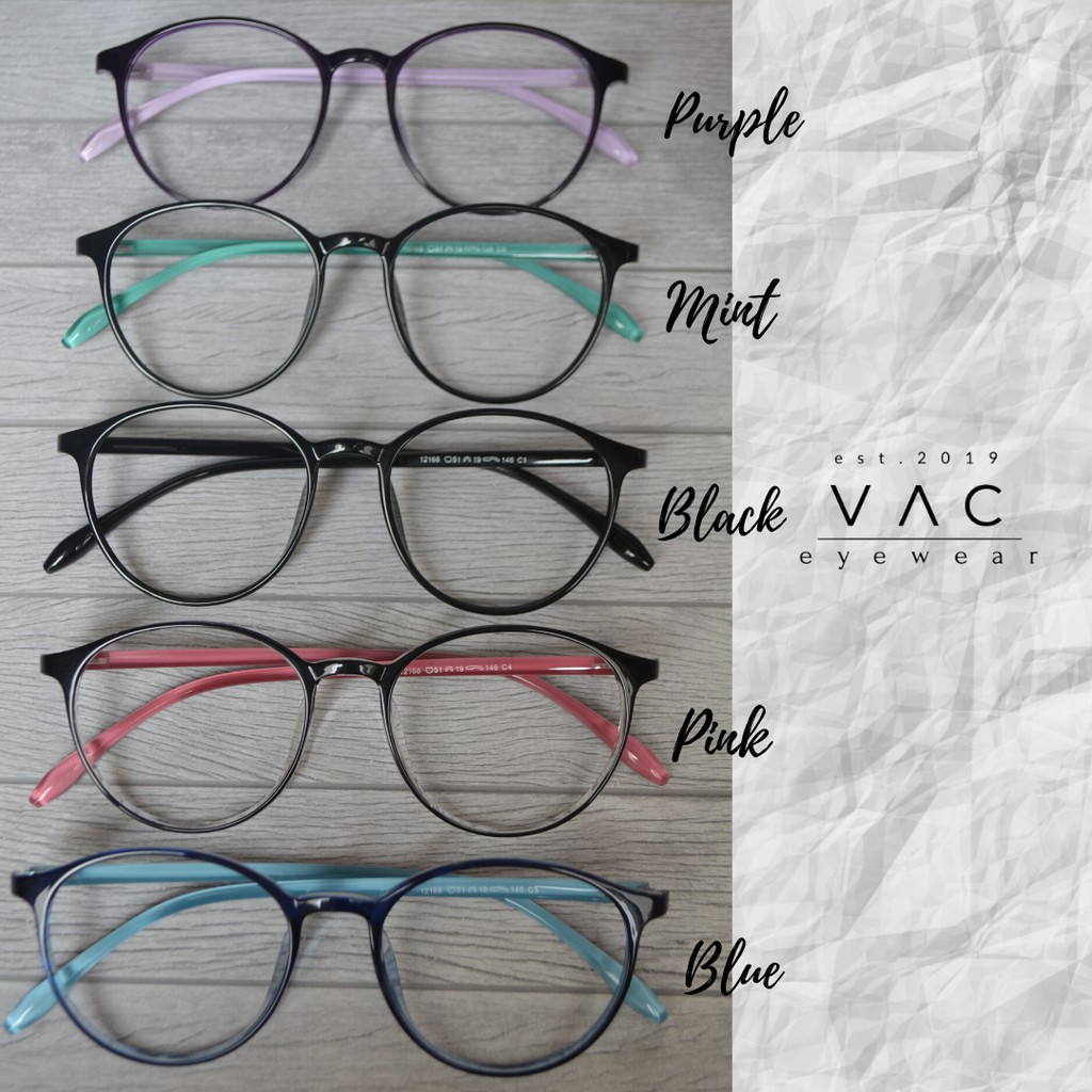 Kacamata Frame Trendy Wanita Pria Unisex TR LENTUR minus A2