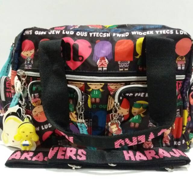 Tas Harajuku lovers slempang 2 in 1 601