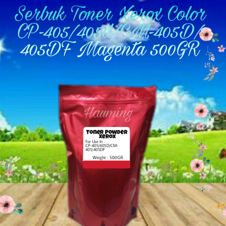 Serbuk Toner Color Xerox CP405 CP405D CM405 CM405D CM405DF CP-405 405D CM-405 405DF Magenta 500gr