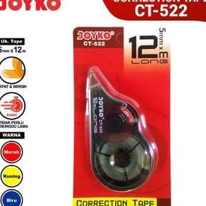 

Correction Tape Joyko Ct-522 (Mm X 12M) 1 Lusin Terlaris