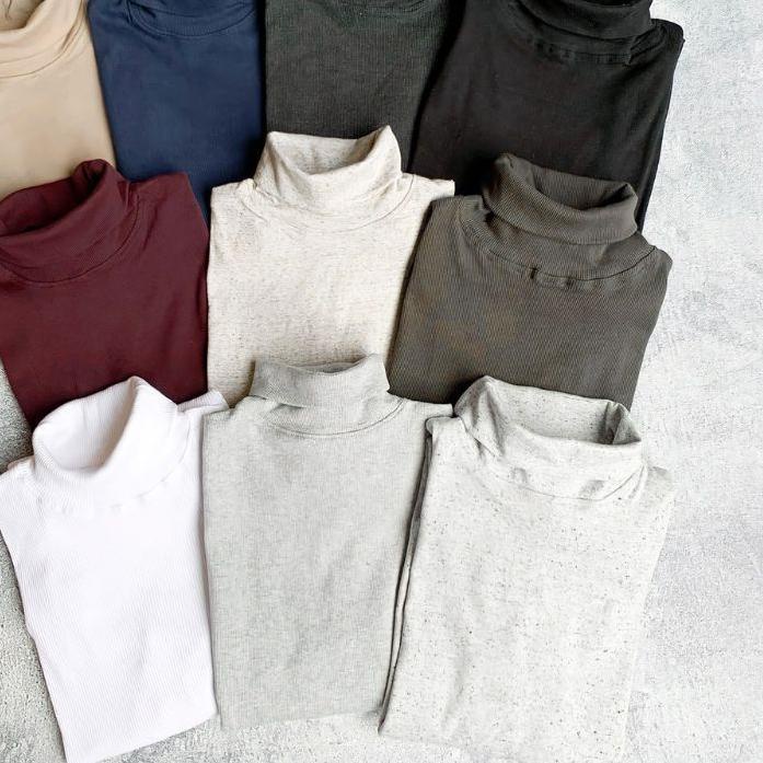 WKLN-99 Turtleneck Sweater Rajut Pria/Turtleneck Rajut Lengan Panjang/Turtleneck Leher Tinggi Rajut