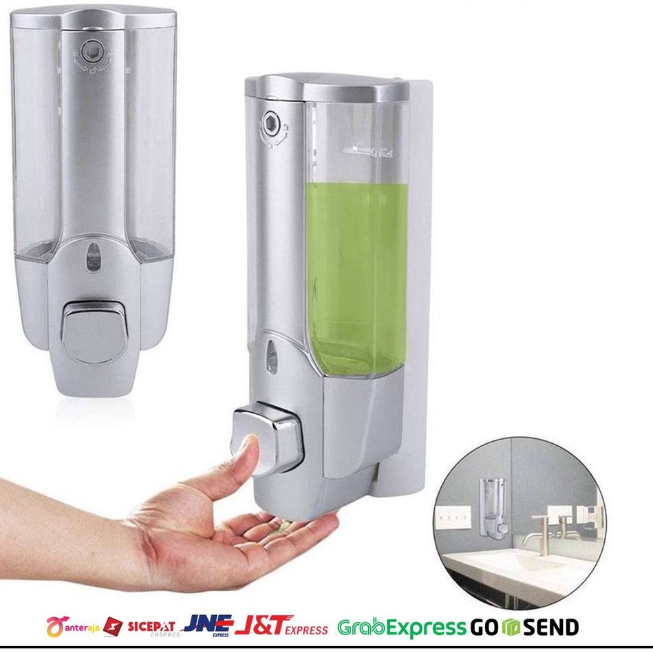 Dispenser Sabun Cair Single Tempat Hand Soap Key Lock Tube 1 Tabung Dinding WC / Dispenser Sabun Cair Single