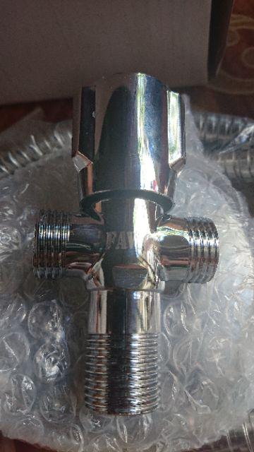Stop Kran Cabang T Kuningan Engkol Murah 18001-kran Double Tee Kuningan Mumer Hand Shower /g86b