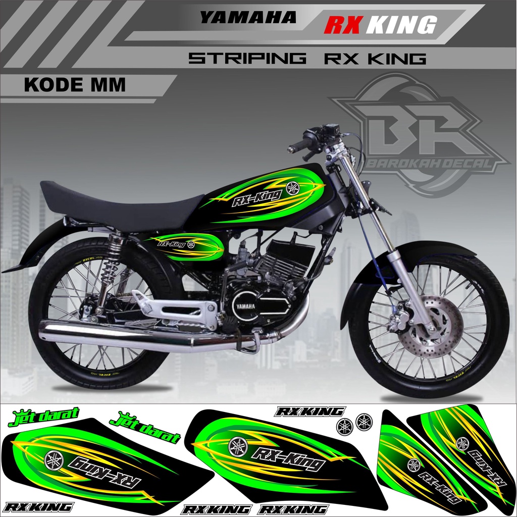 Sticker Rx King Variasi Stiker Lis Striping Rx King Kode MM