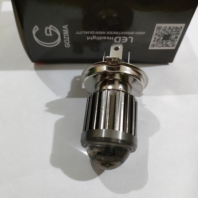 BOHLAM LED H4 AC/DC Jumbo VIXION-NINJA 150-CB150R-CBR 150-VERZA-SCOOPY F1 old DLL BISA MOBIL DAN MOTOR YANG PAKAI SOKET H4