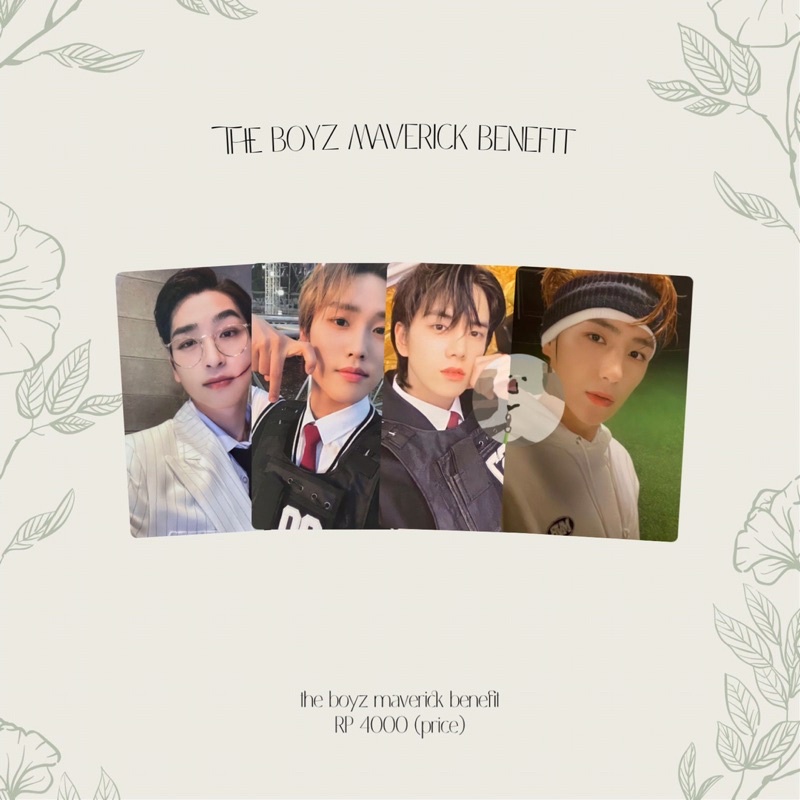 Photocard The Boyz Tbz Maverick Benefit Makestar Halloween Withdrama Music Korea Apple Music 1 Sangy