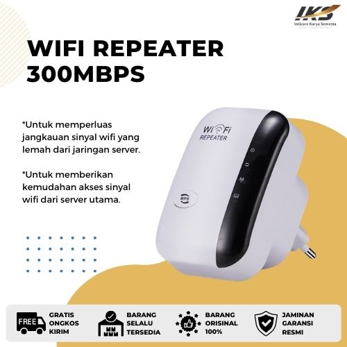 WiFi Repeater 300Mbps Wireless WiFi Signal Range Extender 802.11N/B/G