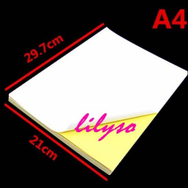 

Kertas Stiker HVS Polos A4 Dove Sticker High Quality Praktis harga untuk 50pcs