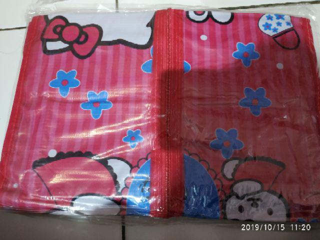 Paket Rak Gantung Karakter (tas+sepatu+jilbab)