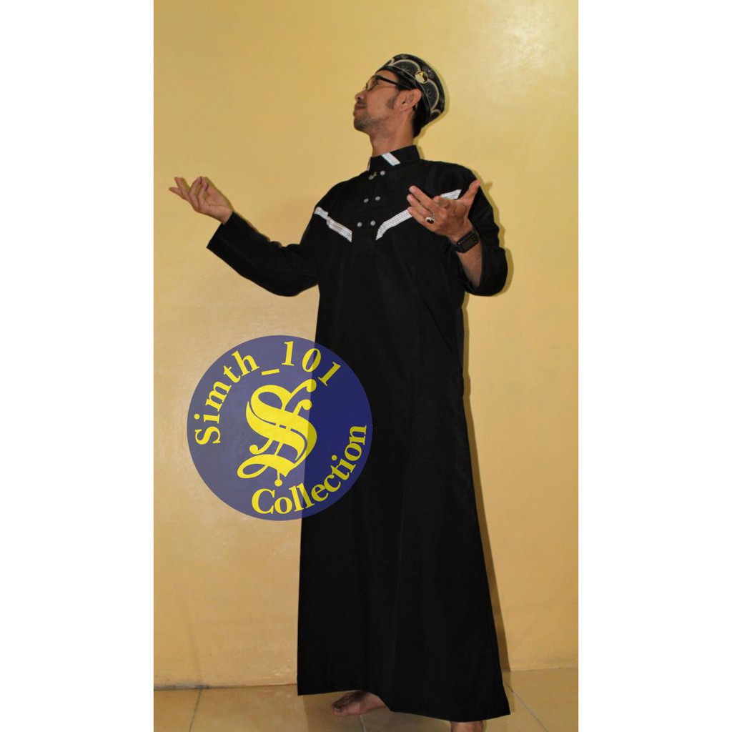 Sale Baju Gamis Pria Arab / Gamis Arab / Gamis Pria Dewasa / Busana Muslim - Putih Murah