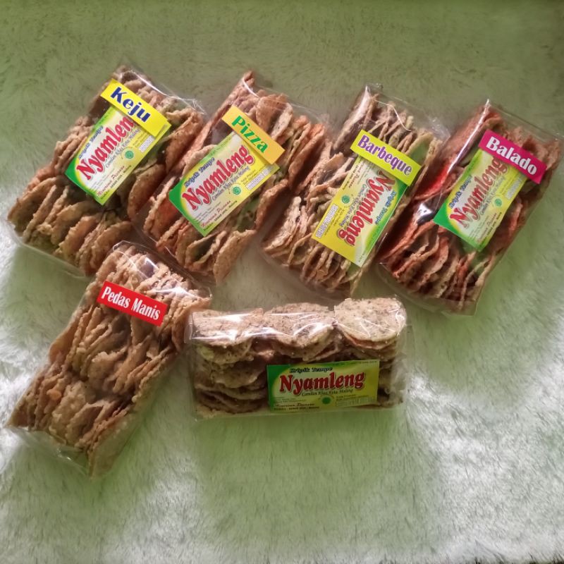 

keripik tempe kota malang nyamleng 170 gram