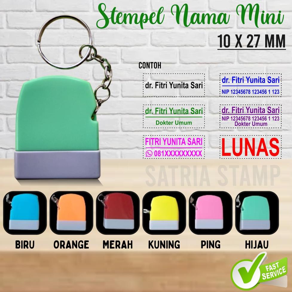 

[KODE CRTZJ] Stempel Nama Dokter Bidan Perawat Apoteker HP WA Stampel Usaha Toko Lunas Konter Gantungan Kunci1027