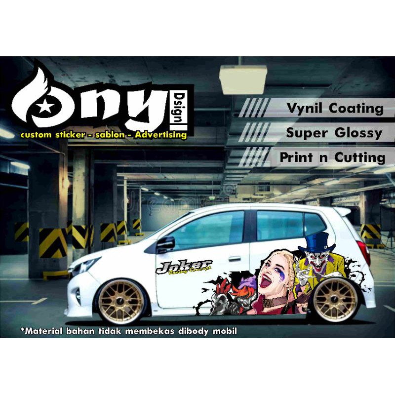 STIKER VARIASI AGYA AYLA JOKER
