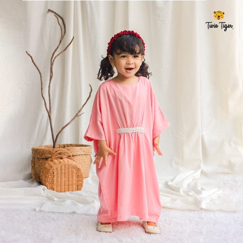 Twin Tiger Kaftan Zahra Dress - Pakaian Anak Muslim/Kaftan anak