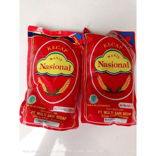 

Kecap manis merk Nasional 1 pcs