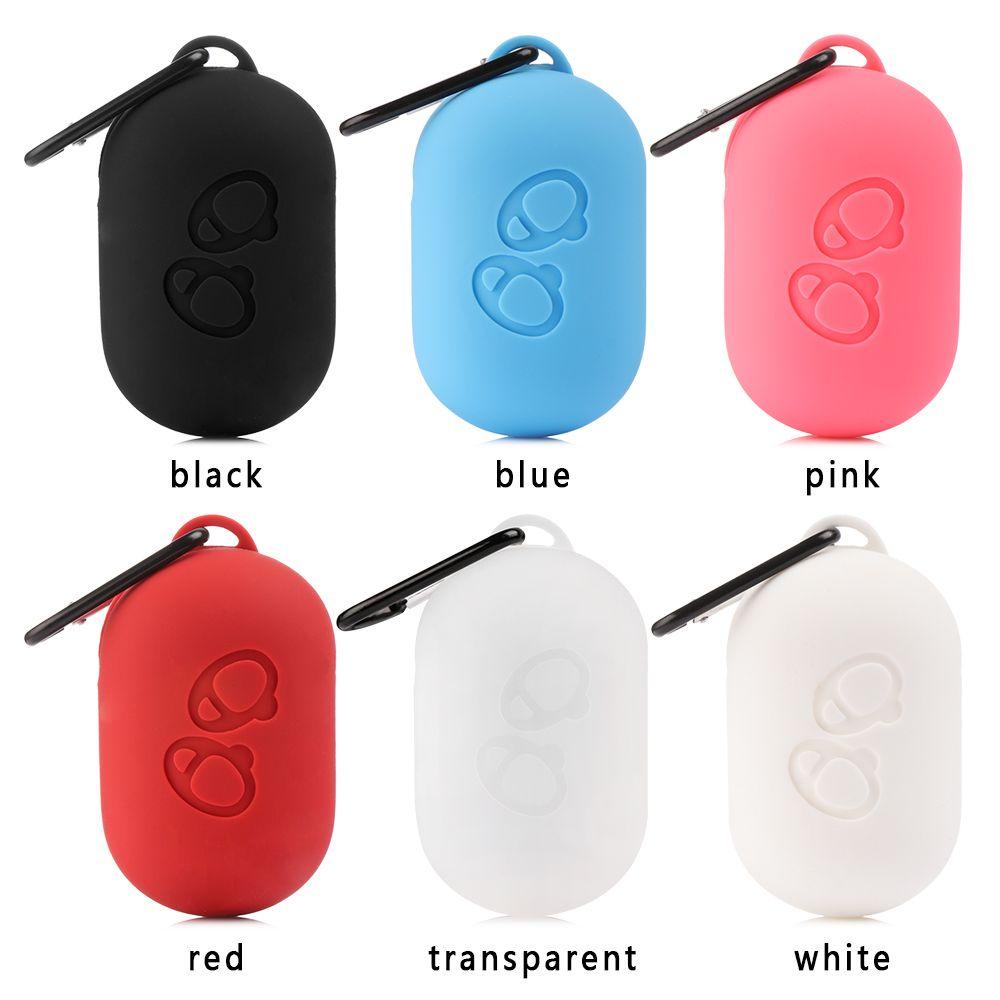 Nanas Casing Pelindung Non-slip Pouch Dengan Carabiner Earphone Skin