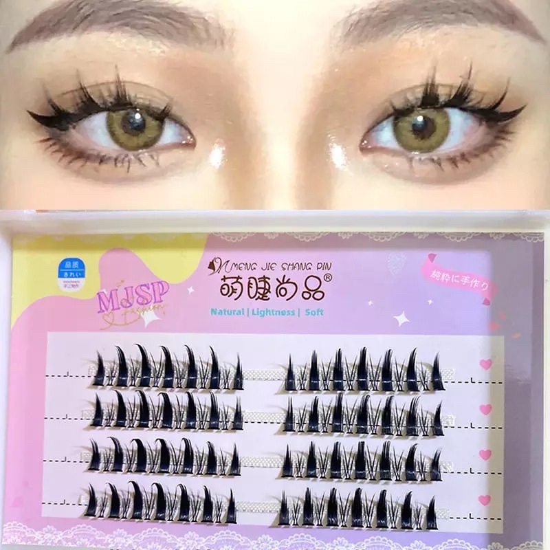 F22- FAIRY LASHES DOUYIN COS Mink Eyelashes Extension DIY Makeup Individual Segmented Eye Lashes