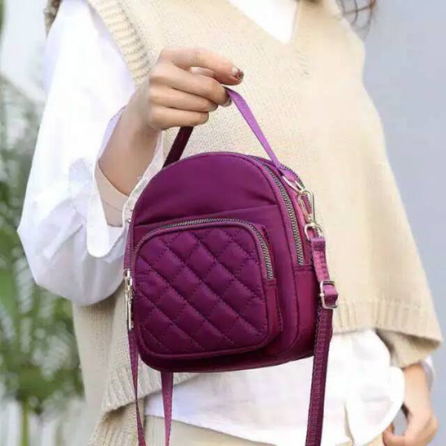 HOT 2021 Tas  Wanita  Bordir Model Chibao Tas  Selempang 