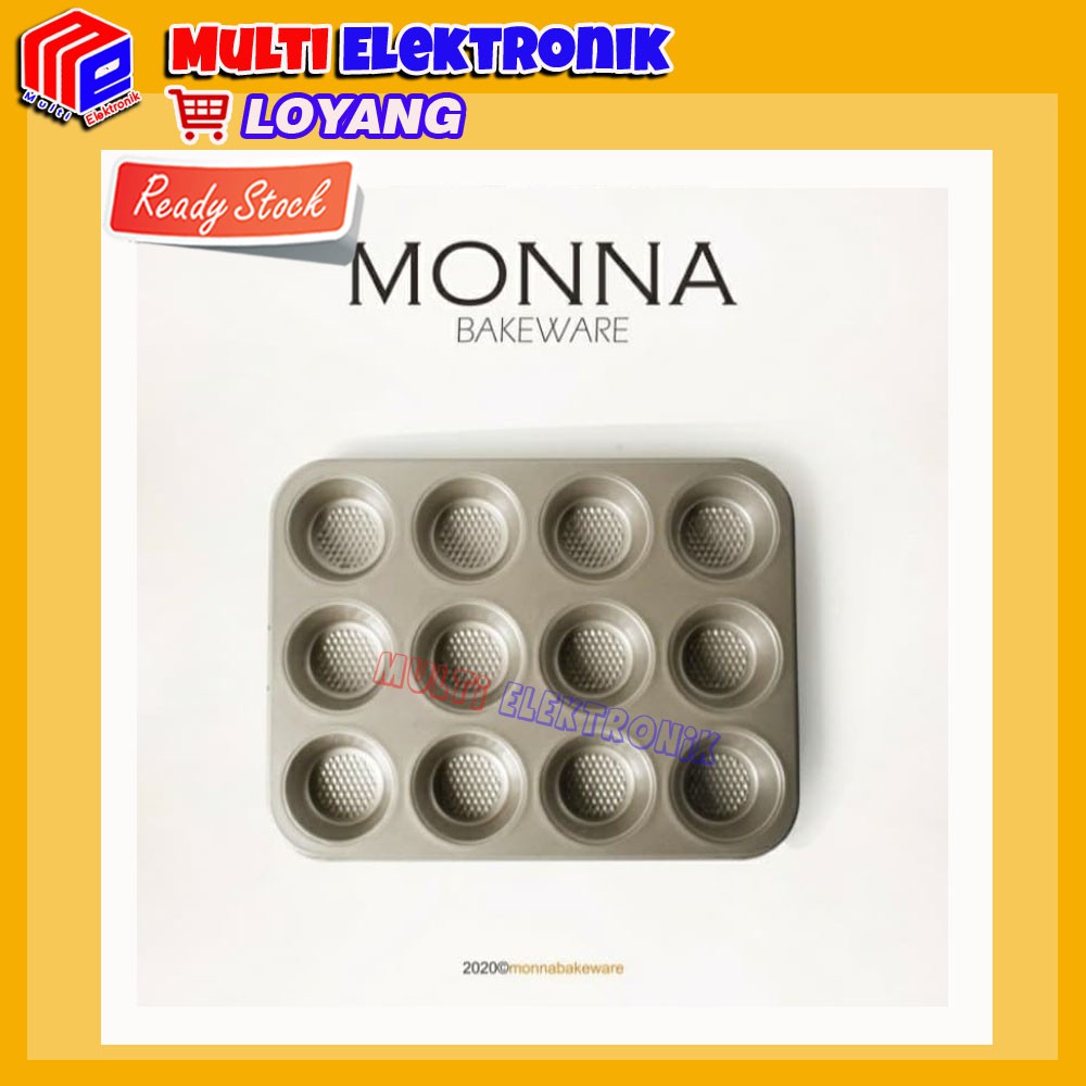 Loyang Muffin Pan Monna Bakeware - Loyang, Cetakan Kue