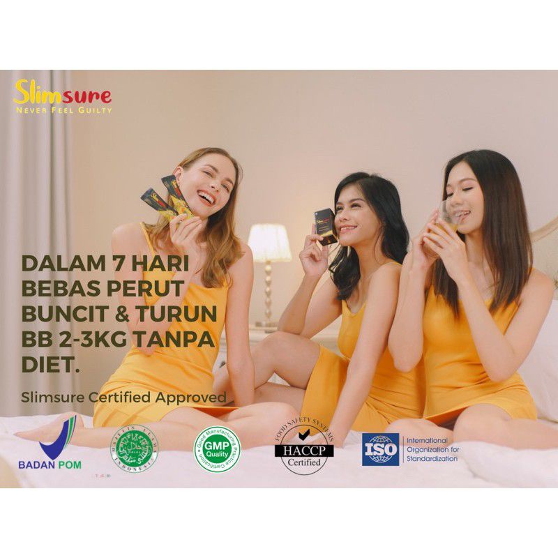 Slimsure Block Fat 15 sachets ( Menurunkan Berat Badan , Bebas Makan Apa Aja Tanpa Diet )