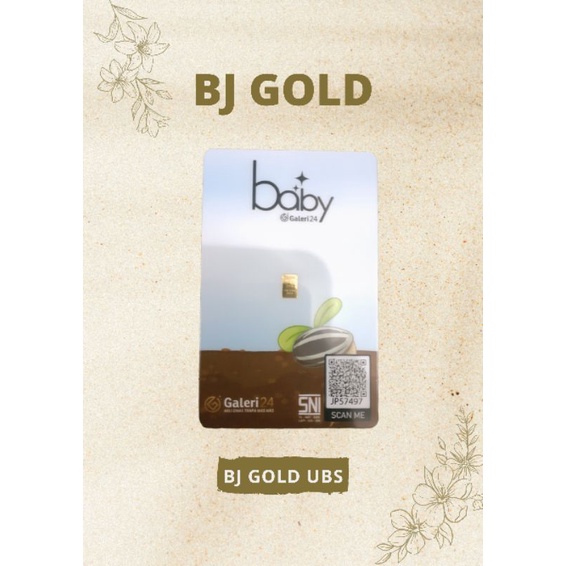 Logam Mulia Emas 0.1 gram UBS