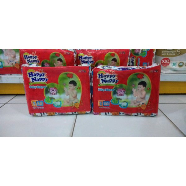 HAPPY NAPPY popok bayi perekat s20//m20//l20