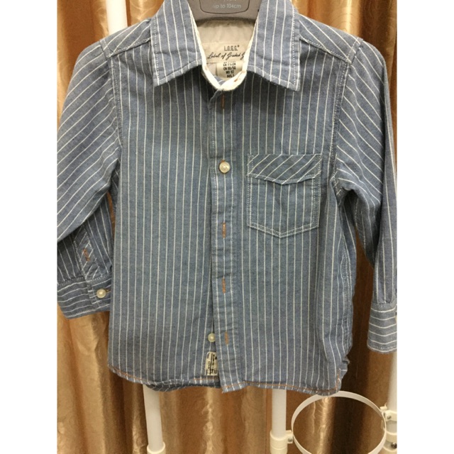 kemeja anak h&m kemeja anak laki-laki hm preloved kemeja h&m 2-3y
