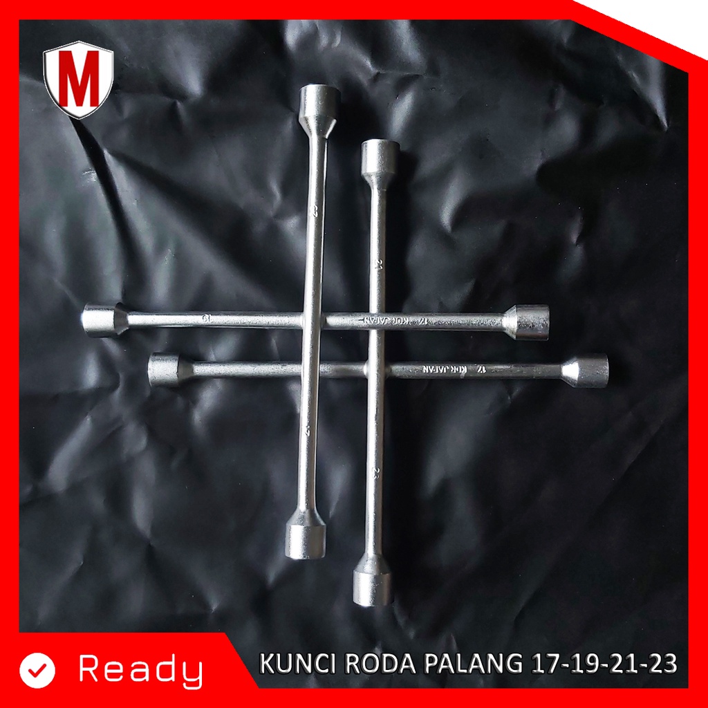 Kunci Roda Palang Shock 17MM x 19MM x 21MM x 23MM Ban Mobil Motor Universal Berkualitas