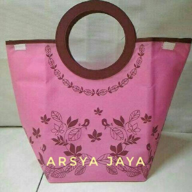 Tas hantaran berkat pegangan bulat tas tasyakuran pernikahan murah