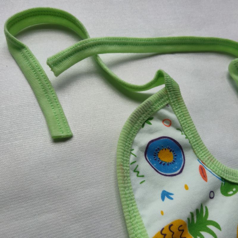 SLABER CELMEK MAKAN BAYI SNI / APRON BAYI 2 LAPIS / TATAKAN CELMEK AIR LIUR SUSU MAKAN