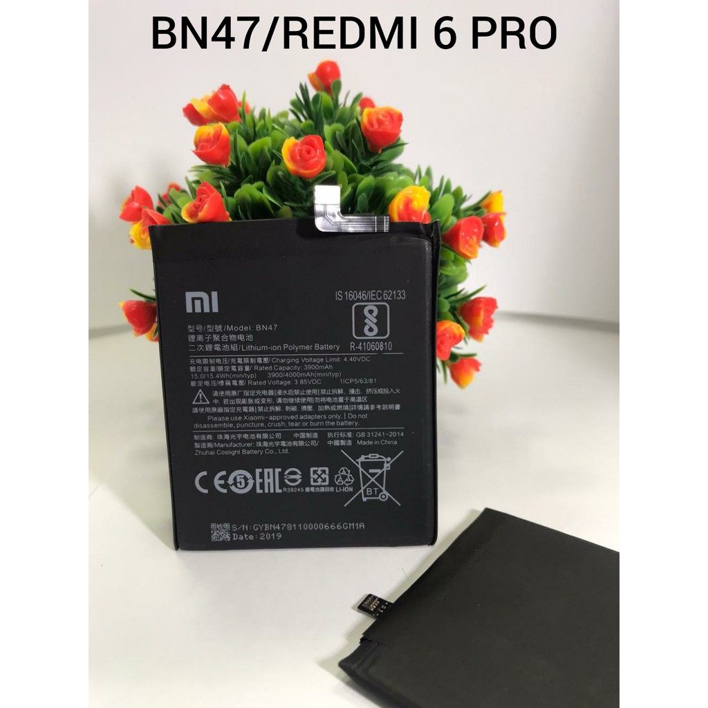 BATERAI ORIGINAL REDMI 6 PRO BN47