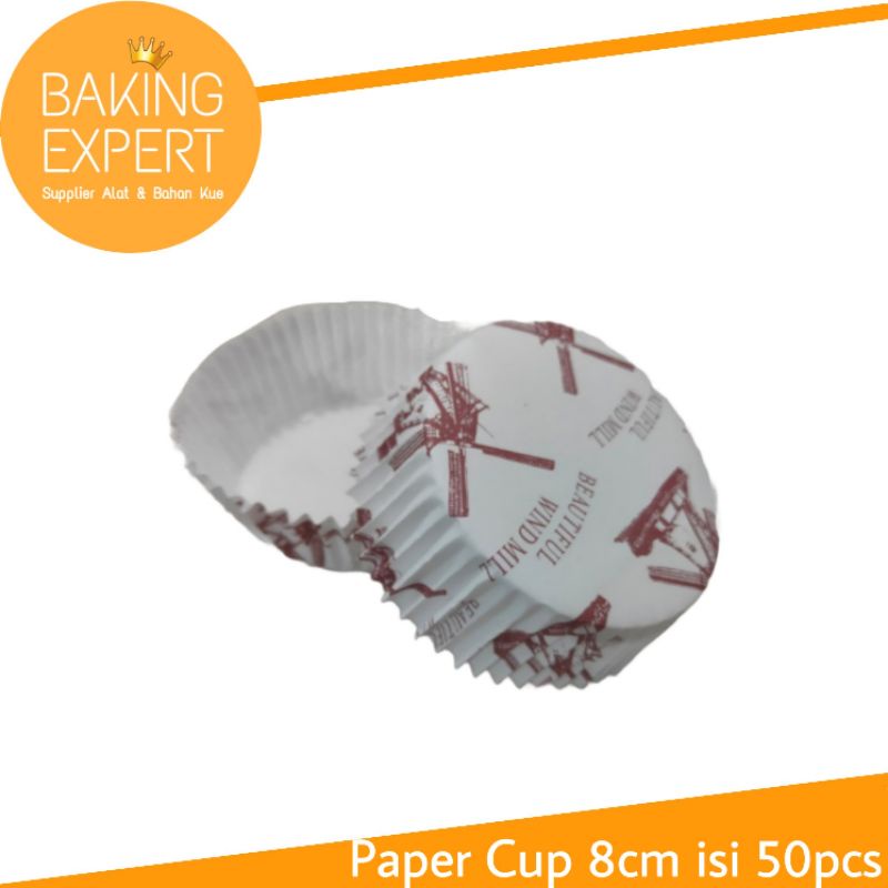 

Paper Cup bread holland 8cm 50 kertas roti bulat kincir 8 cm isi 50pcs