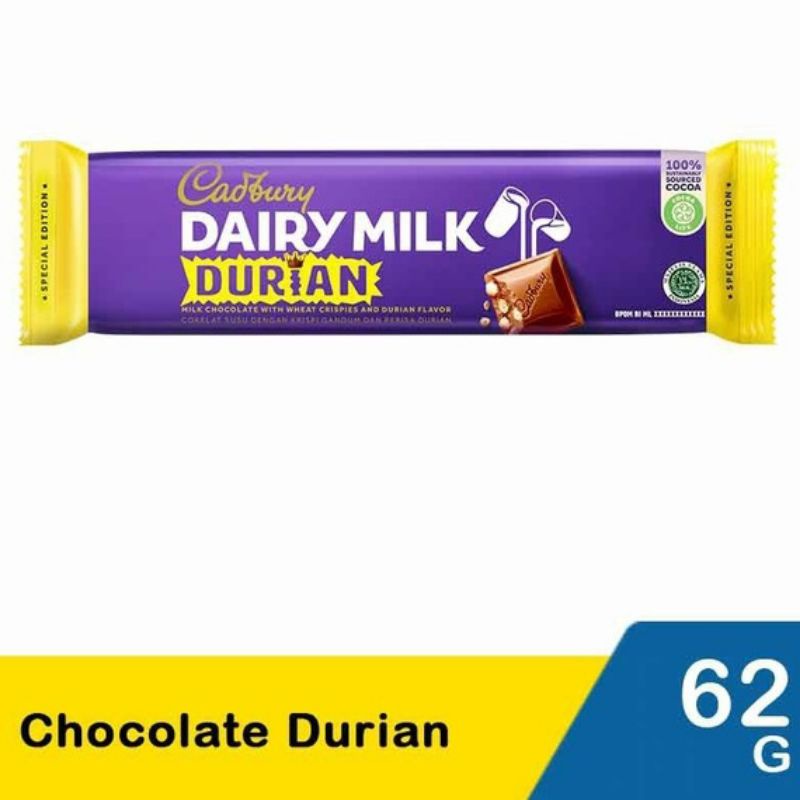 

Cadbury Dairy Milk Durian 62 gram